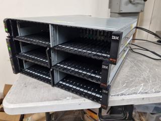 3x IBM Storwise V7000 Storage Control Enclosures
