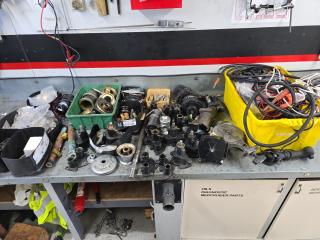 Large Lot of Boat Engine Parts and Accessories