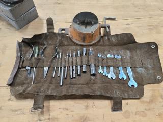 Vintage Tool Set and Piston Ring Filer