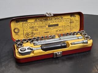 Sidchrome 23 Piece Metric and A/F Socket Set 12110