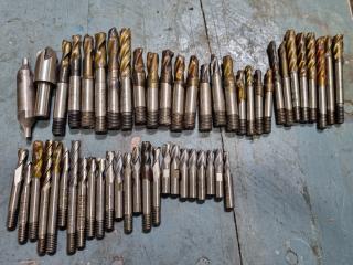 50x Assorted End Mill Bits