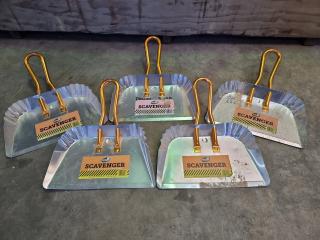 5x Scavenger Dustpans