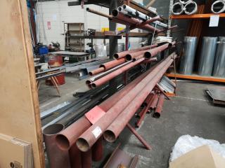 Assorted Metal Material Supplies, Pipes, Beans, or Lengths