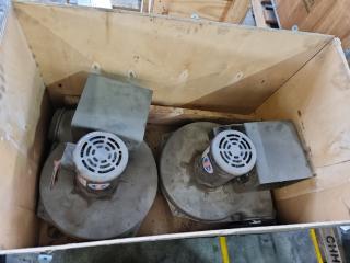 2 x Baldor Blowers 