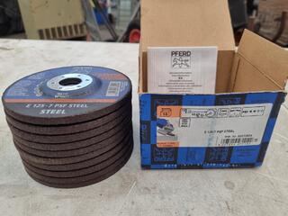 PFERD 125mm Grinding Disks, 10x Disks