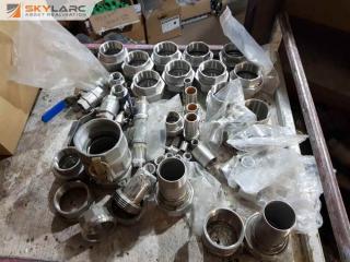 Lot of Stainless Steel Pipe Fittings