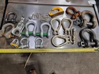 Assorted Lifting Devices, Bow Shackles, etc