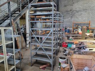 Medium Duty Freestanding Steel Workshop Shelving Unit