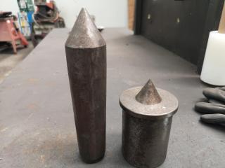 2x Assorted Lathe Dead Centres