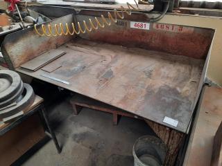 Industrial Steel Workbench