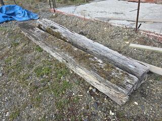 2 x Large Hardwood Sleepers