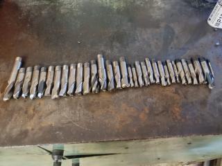 Large Lot of Milling Machine Endmills 