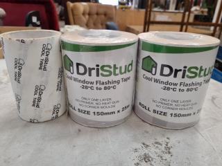 DriStud Cool Window Flashing Tape, 150mm x 25m, 2x New Rolls