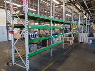 4 Bays of Industrial Shelving / Pallet Racking