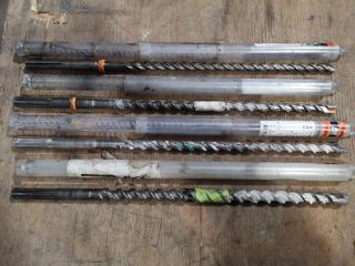 4x Assorted SDS Masonry Drill Bits