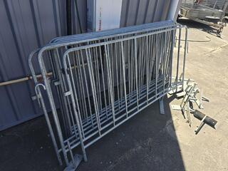 Three Steel Gates with Feet