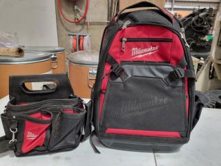 Milwaukee Jobsite Backpack w/ Tool Bag
