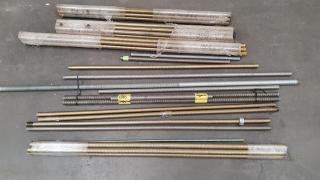 42 Various Lengths of Threaded Rod