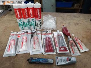 14x Assorted Gasket & Tread Sealants & More