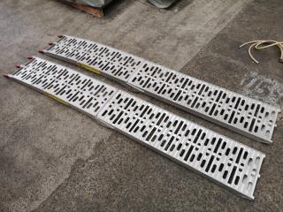 Pair of Light Duty Aluminium Trailer Ramps