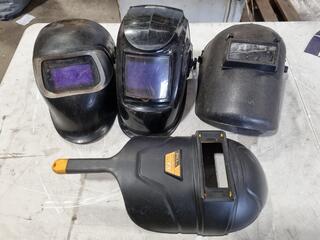 4x Assorted Welding Masks