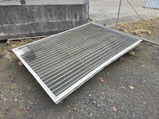 Plant Room Wall Vent Aluminium 2540mm x 1740mm