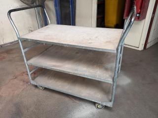 Mobile Workshop Trolley Shelf Cart