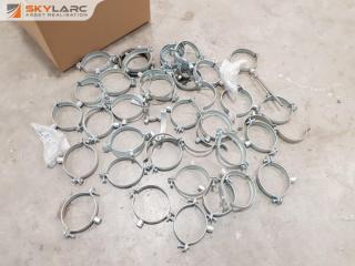 Large Lot of Pipe Clips