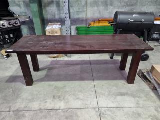 Large Timber Table