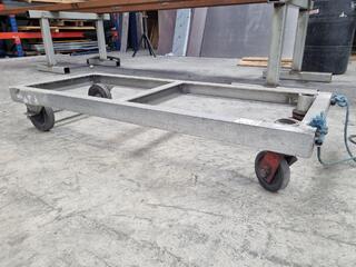 Custom Sturdy Aluminium Mobile Trolley Frame