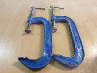 2 x Record 10" G Clamps