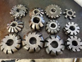 Large Lot of Milling Machine Cutters 