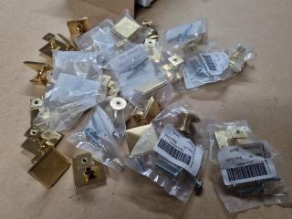 26x Brass Finish Drawer Handles