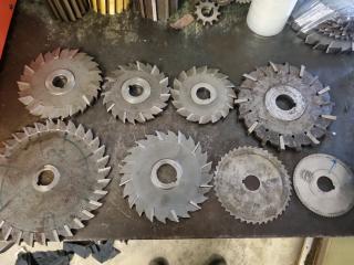 8 Milling Machine Blades 