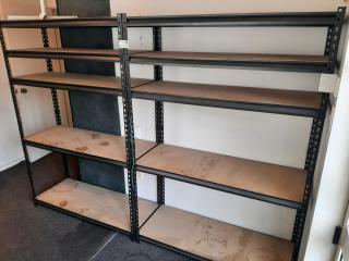 Pair of Workshop Shelving Units