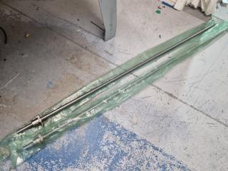 2x 1600mm Ball Screw Assemblies New