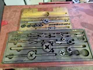 2 x Vintage Tap and Die Sets