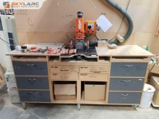 Blum Minipress with Cabinet, Accessories and Supplies