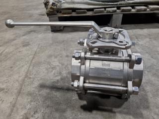 Stainless Steel Ball Valve, 100mm Flange