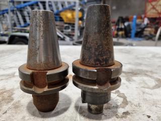 2x BT40 Type Tool Holders