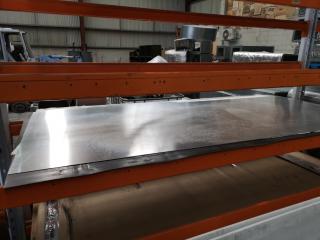 2x Large Sheets of Stainless Steel