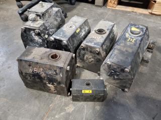 6x Assorted Keystone Pneumatic Actuators