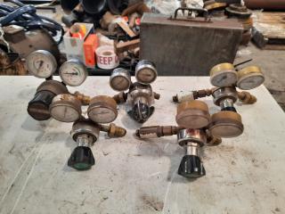 Assorted Lot of Welding Oxygen Regulators