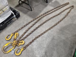 2-Leg Lifting Chain Assembly, 7.5 Ton Max Capacity