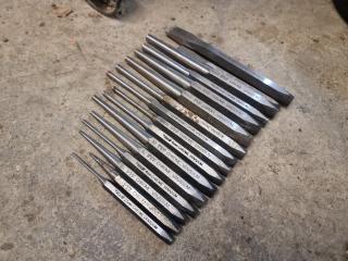 Assorted Lot of TTI Chrome Vandium Punches