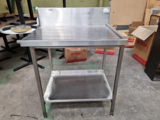 Stainless Steel Commercial Dishwasher Side Bench