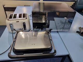 Microwave, Sandwich Press, Toaster