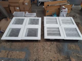 8 x Exterior Vent Grille