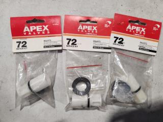 3 x Apex 72 Repair Kits