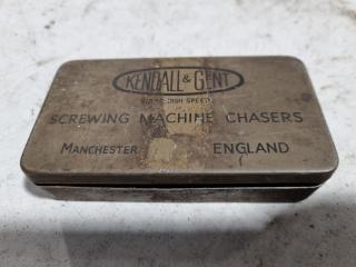 Vintage or Antique Kendall & Gent Screwing Machine Chasers